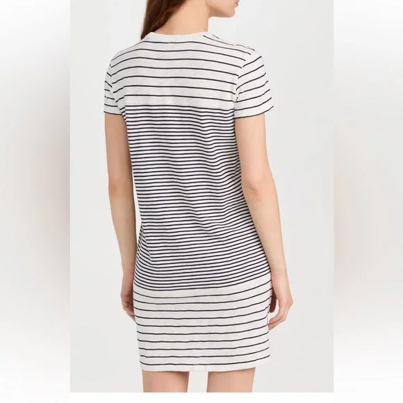 ATM Variegated Stripe Short Sleeve T-Shirt Dress NWT - Picture 3 of 13